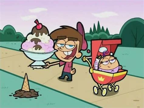 Timmy and Poof .